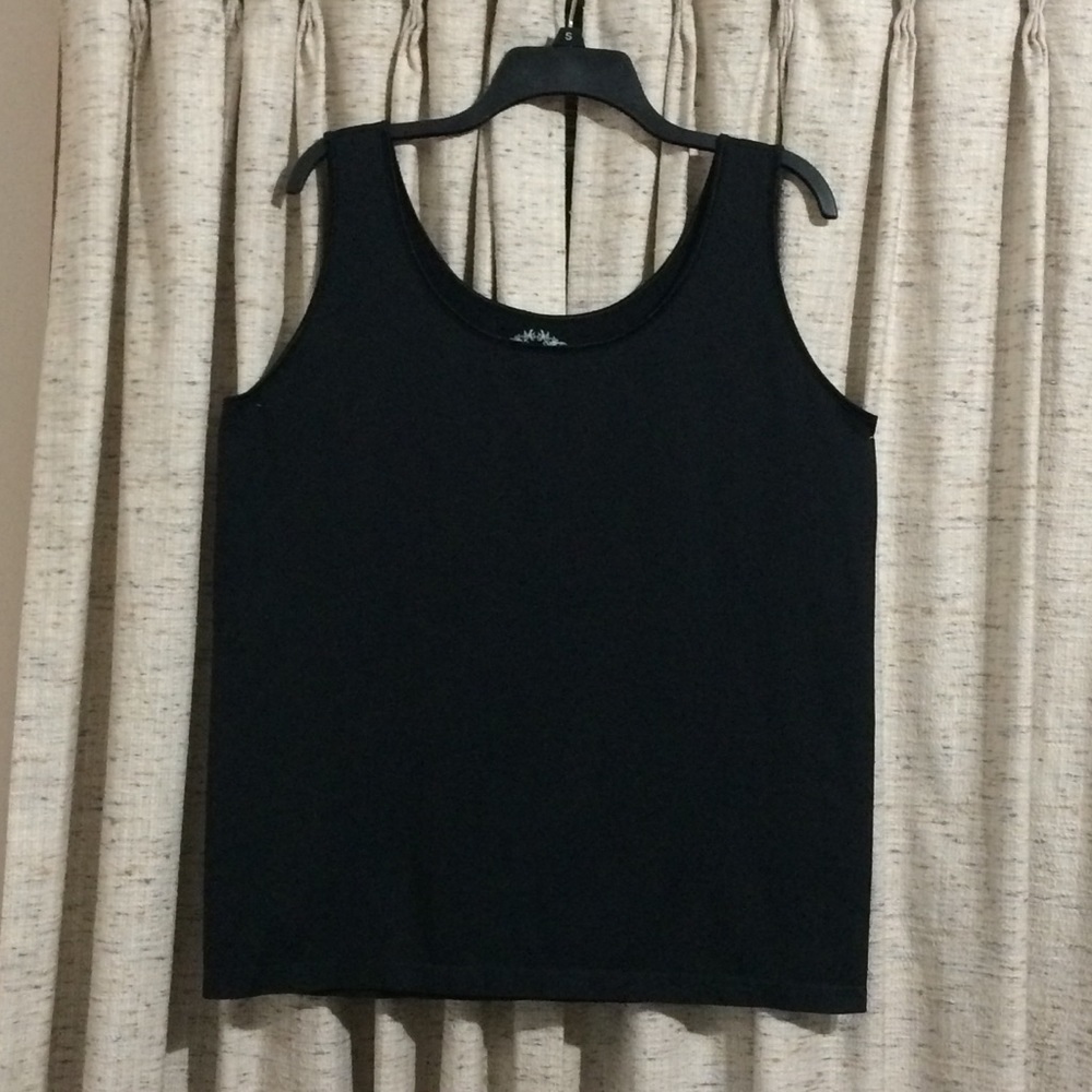Cato Black Plus Size Tank Top